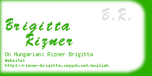 brigitta rizner business card